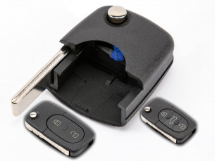 Key Cover Head with Blade for Audi A3 A6 A8 - Aftermarket