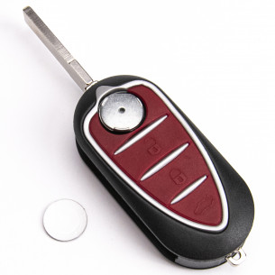 Alfa Romeo Key Cover With 3 Buttons - Aftermarket