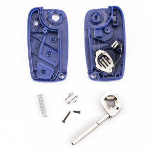 Fiat Flip Key Cover With 3 Buttons - Aftermarket