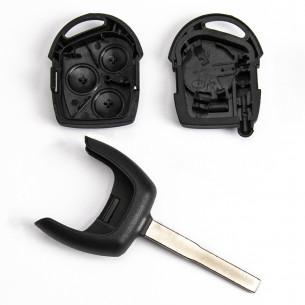 Ford Car Key Case With 3 Buttons - Aftermarket
