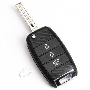 KIA Key Case With 3 Buttons - Aftermarket