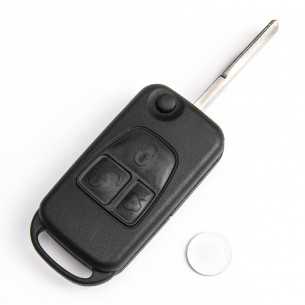 Key Cover for Mercedes A C S With 3 Buttons - Aftermarket