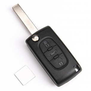 Peugeot Key Cover With 3 Buttons - Aftermarket