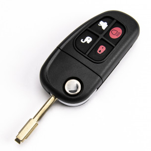 Jaguar Key Cover With 4 Buttons - Aftermarket