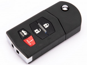 Mazda Key Cover With 4 Buttons - Aftermarket