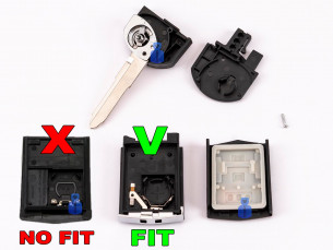 Mazda Key Cover With 4 Buttons - Aftermarket