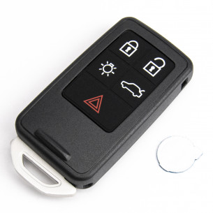 Volvo Key Cover With 5 Buttons - Aftermarket
