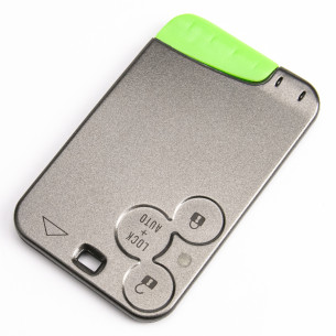 Key Cover Smart Card with 3 Buttons for Renault - Aftermarket