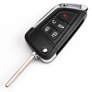Opel Key Cover Upgrade Kit With 5 Buttons - Aftermarket