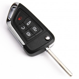 Opel Key Cover Upgrade Kit With 5 Buttons - Aftermarket