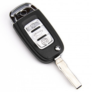 Key Cover Upgrade Kit for VW Golf Tiguan Touran With 3 Buttons - Aftermarket
