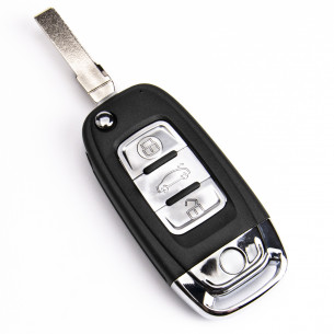 Key Cover Upgrade Kit for VW Golf Tiguan Touran With 3 Buttons - Aftermarket