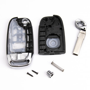 Key Cover Upgrade Kit for VW Golf Tiguan Touran With 3 Buttons - Aftermarket