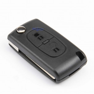 Peugeot Car Key Case with 2 Buttons - Aftermarket