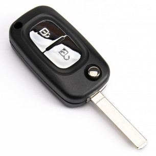 Renault Key Cover With 2 Buttons - Aftermarket