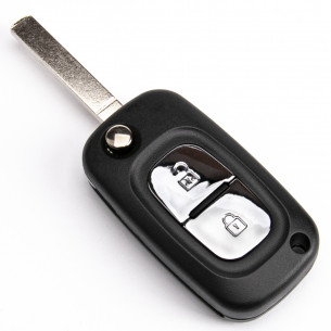 Renault Key Cover With 2 Buttons - Aftermarket