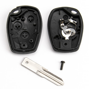 Renault Key Cover With 2 Buttons - Aftermarket