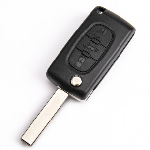 Citroen Car Key Case With 3 Buttons - Aftermarket
