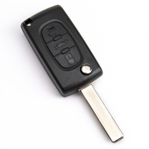 Citroen Car Key Case With 3 Buttons - Aftermarket