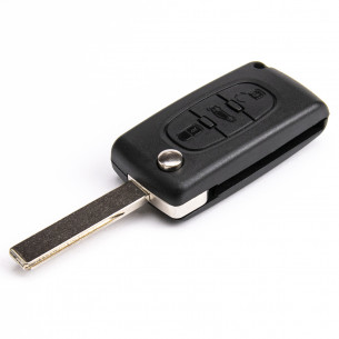 Citroen Car Key Case With 3 Buttons - Aftermarket