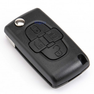 Citroen C8 Key Cover With 4 Buttons - Aftermarket