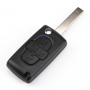 Citroen C8 Key Cover With 4 Buttons - Aftermarket