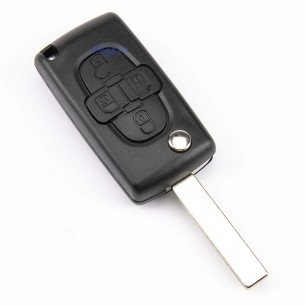 Citroen C8 Key Cover With 4 Buttons - Aftermarket