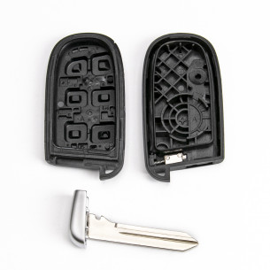 Fiat Chrysler Jeep Dodge Key Cover With 4 Buttons - Aftermarket
