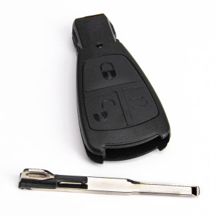 Key Cover for Mercedes C CLK E S for with 3 Buttons- Aftermarket