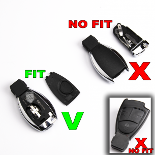 Key Shell for Mercedes M E S G C With 2 Buttons