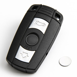 Remote Key Housing for BMW 1 3 5 X1 X6 Z4 66129268488 With 3 Buttons - Aftermarket