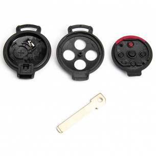 Smart Car Key Shell With 4 Buttons - Aftermarket