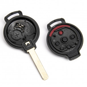 Smart Car Key Shell With 4 Buttons - Aftermarket