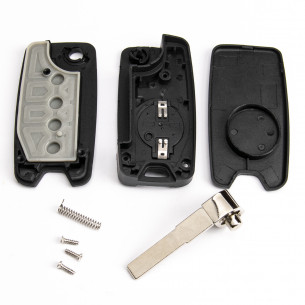 Jeep Chrysler Dodge Key Shell With 4 Buttons - Aftermarket