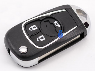 Chevrolet Key Conversion Kit With 3 Buttons - Aftermarket