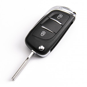 Citroen Key Conversion Kit With 2 Buttons - Aftermarket
