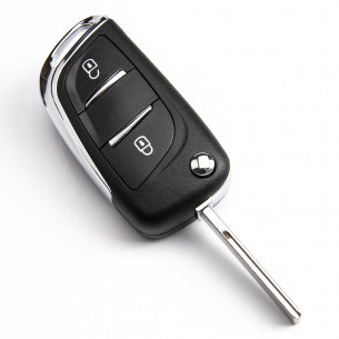 Citroen Key Conversion Kit With 2 Buttons - Aftermarket
