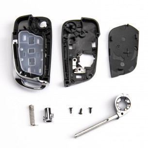 Citroen Key Conversion Kit With 2 Buttons - Aftermarket
