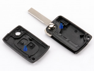 Citroen Key Converison Kit With 2 Buttons - Aftermarket