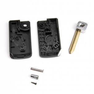 Citroen Key Conversion Kit With 2 Buttons - Aftermarket