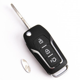 Ford Key Conversion Kit With 3 Buttons - Aftermarket