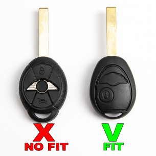 Mini Key Conversion Kit With 2 Buttons - Aftermarket