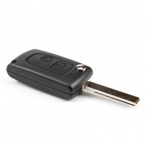 Peugeot Key Cover Conversion Kit with 2 Buttons - Aftermarket