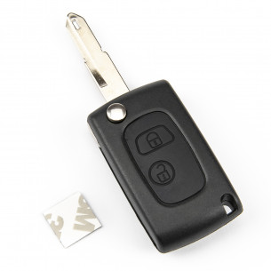 Peugeot Key Cover Conversion Kit With 2 Buttons - Aftermarket