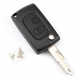 Peugeot Key Cover Conversion Kit With 2 Buttons - Aftermarket