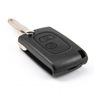 Peugeot Key Cover Conversion Kit With 2 Buttons - Aftermarket
