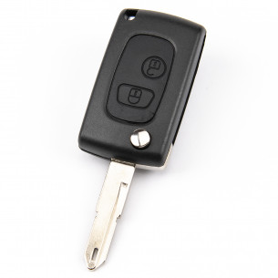 Peugeot Key Cover Conversion Kit With 2 Buttons - Aftermarket