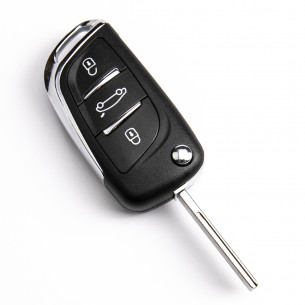 Peugeot Key Cover Conversion Kit With 3 Buttons - Aftermarket