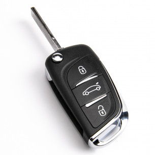 Peugeot Key Cover Conversion Kit With 3 Buttons - Aftermarket