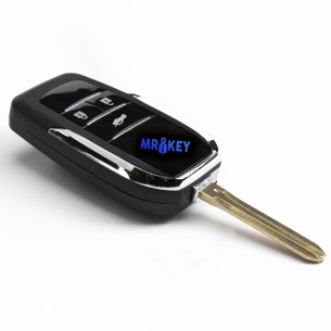 Key Cover Conversion Kit for Toyota Hilux RAV4 Urban Cruiser With 3 Buttons - Aftermarket